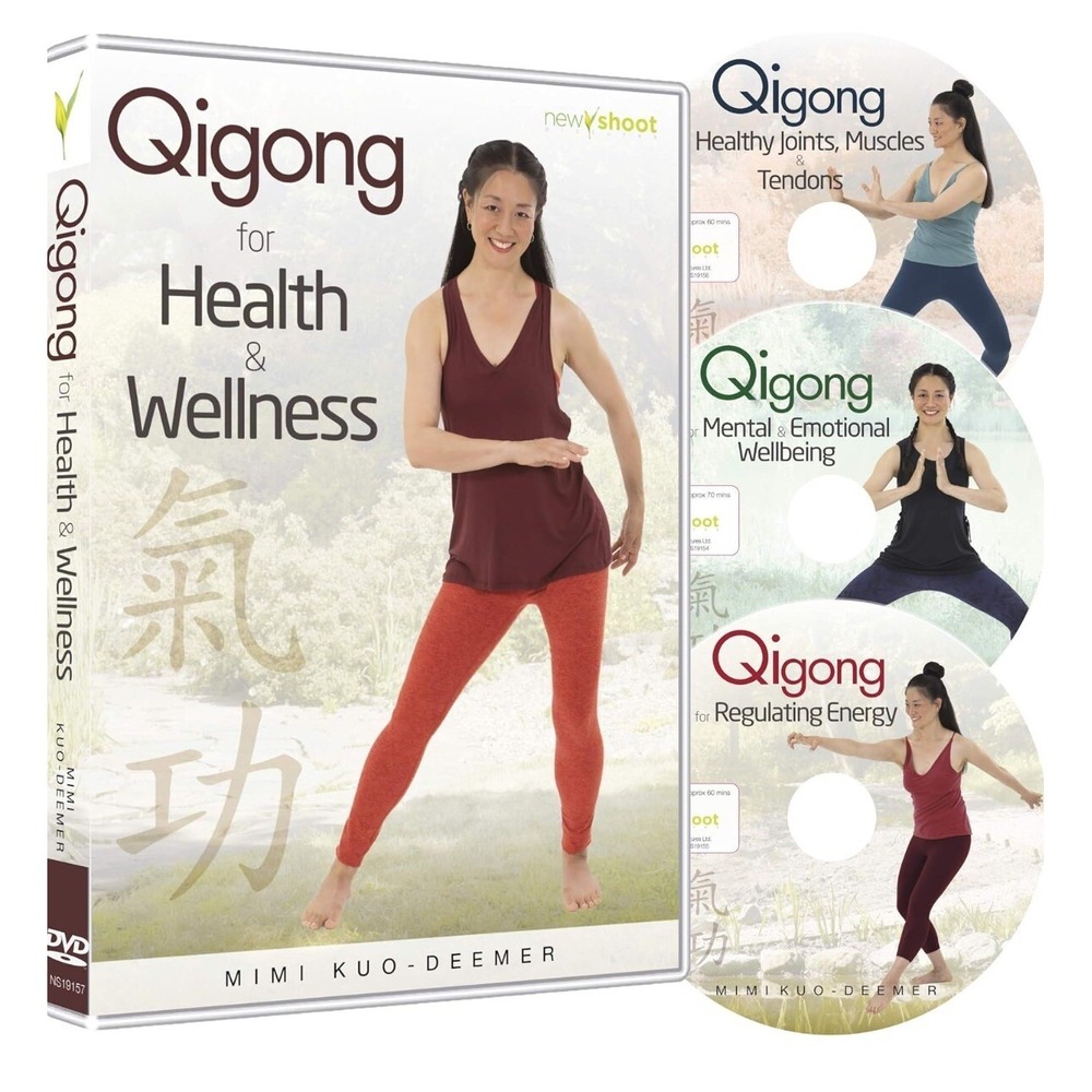 QIGONG FOR HEALTH AND WELLNESS - 3 DVD SET MIMI KUO DEEMER NEW SEALED